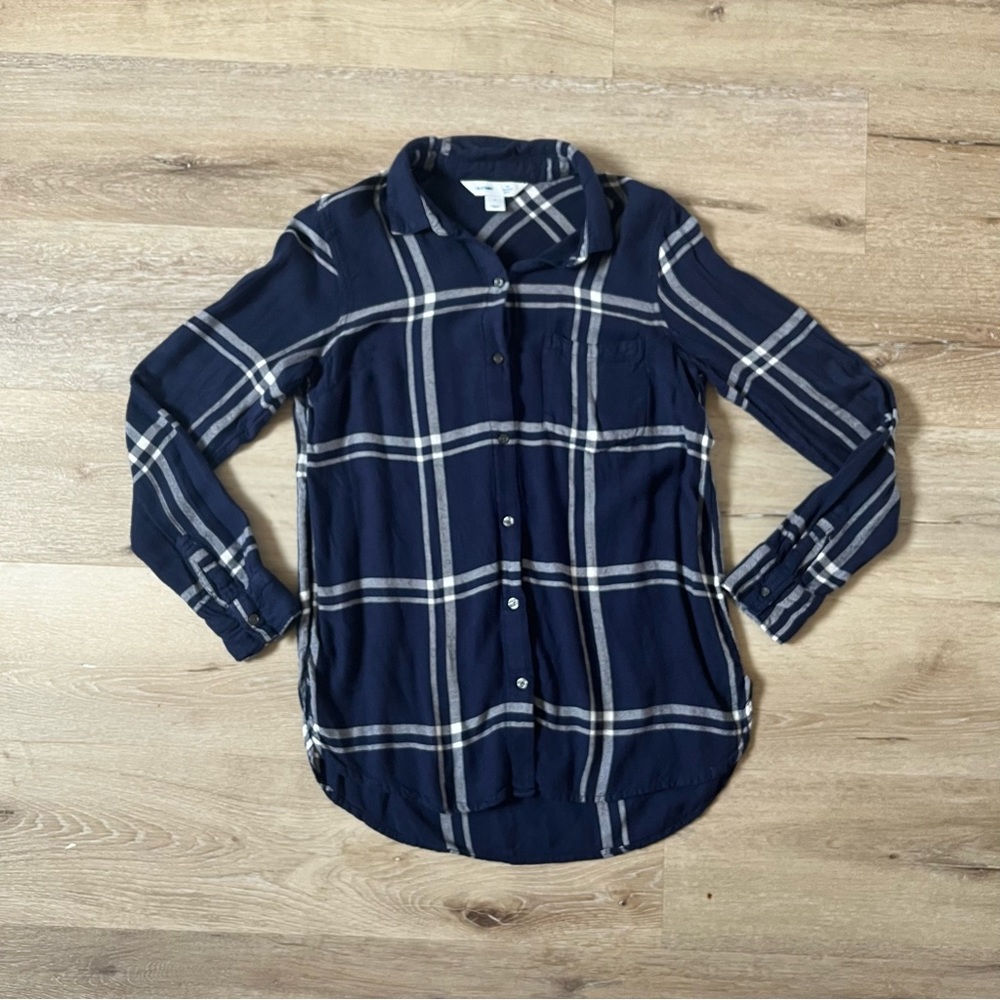 ✨Host Pick✨ Old Navy Plaid Brushed Flannel Classic Shirt - Picture 4 of 7
